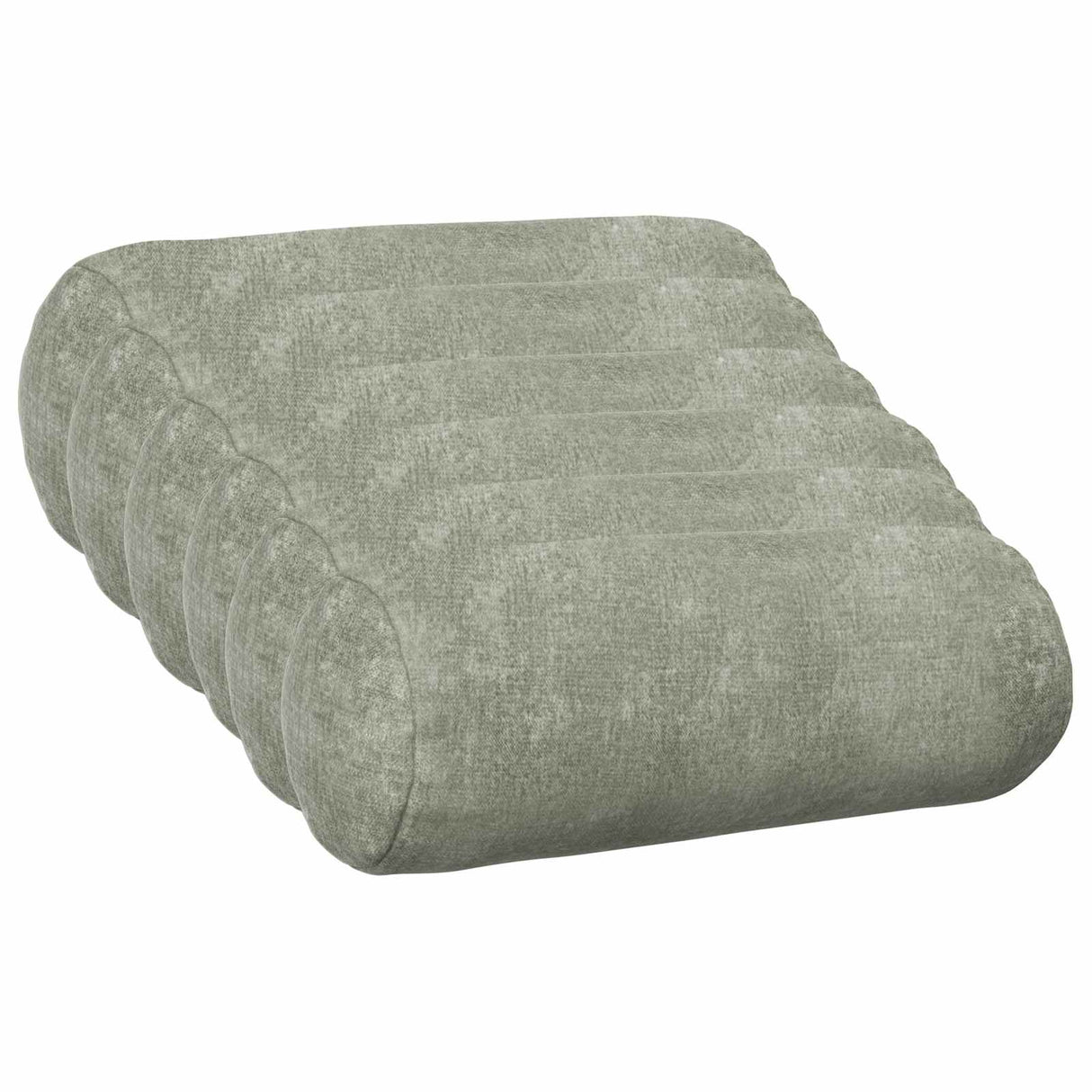 vidaXL Kussensloop 6 st HEERLEN Donkergrijs 30 x 30 cm Chenille Stof