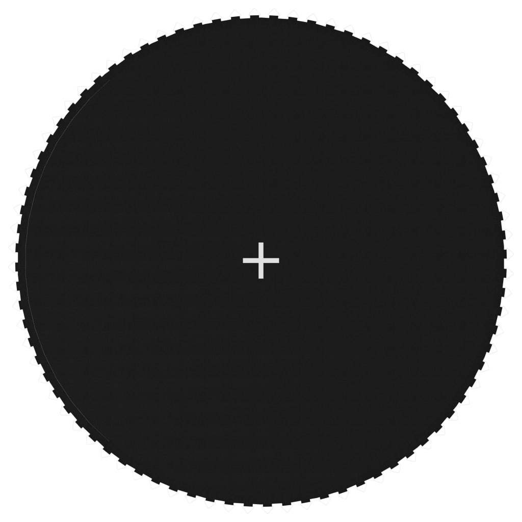 vidaXL Springmat voor 10 feet/3,05 m ronde trampoline stof zwart