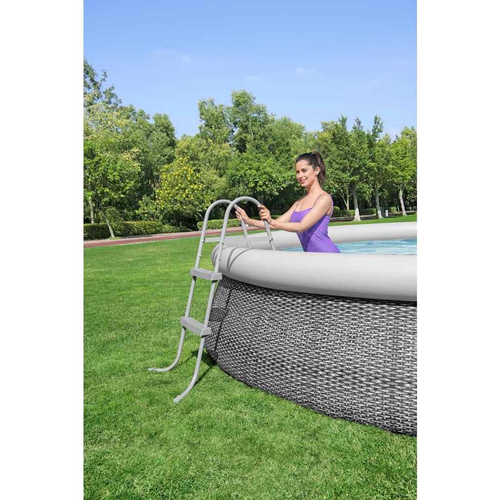 Bestway Zwembadladder Flowclear met 4 treden 122 cm