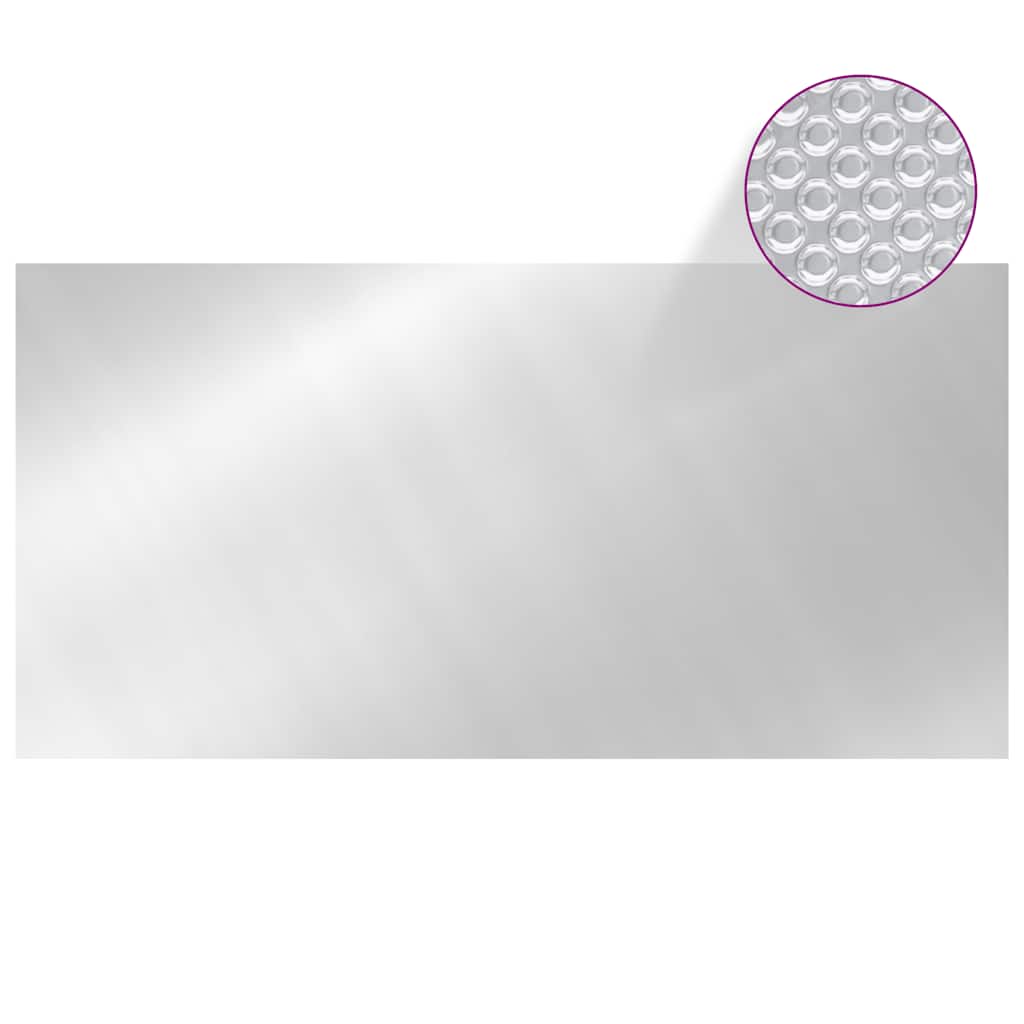vidaXL Pool Cover 300 cm PE Silver