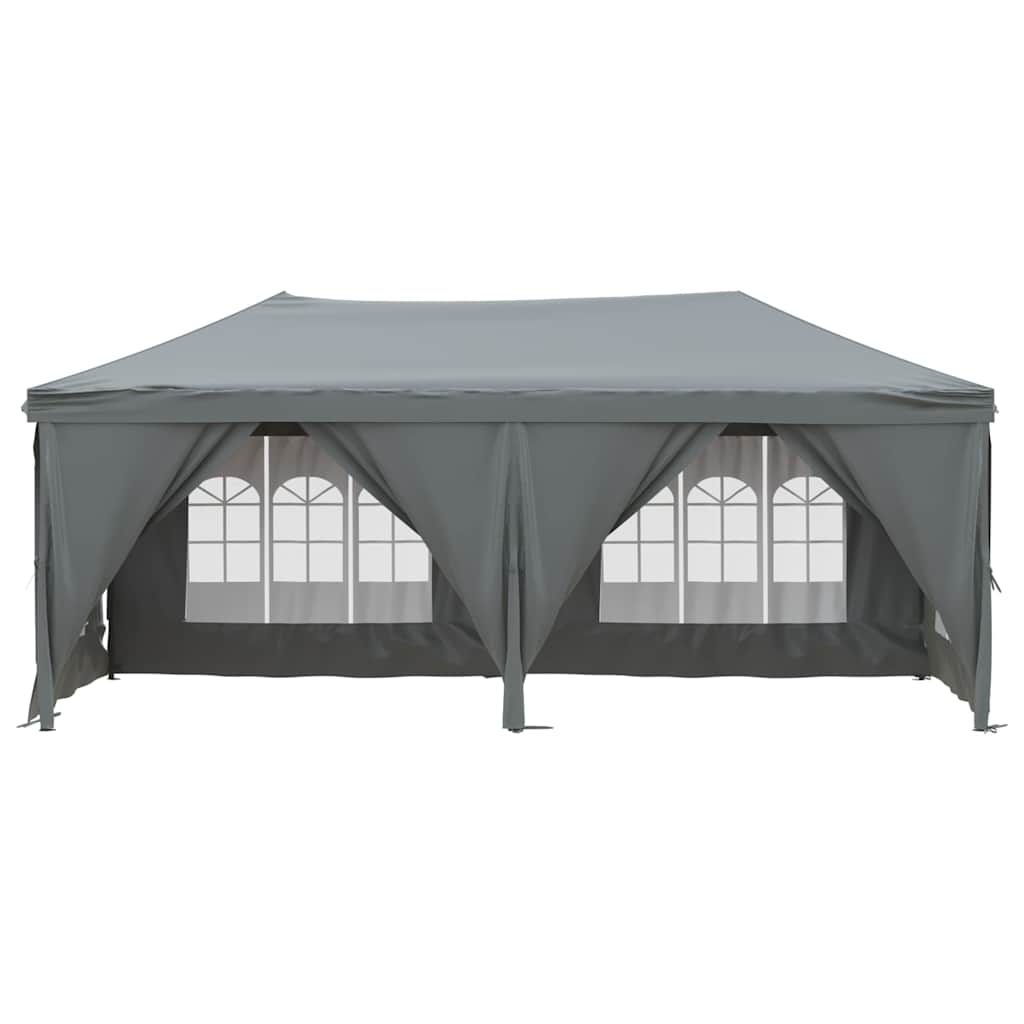 vidaXL Partytent inklapbaar met zijwanden 2x2 m blauw