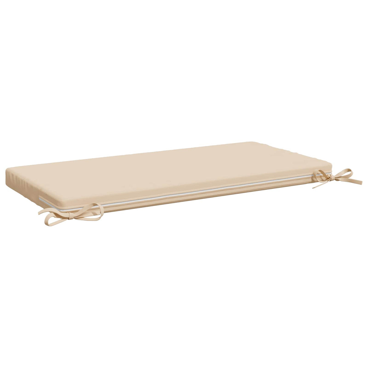 vidaXL Bench Cushion SOEST 100% Polyester Cream 80 x 40 x 5 cm