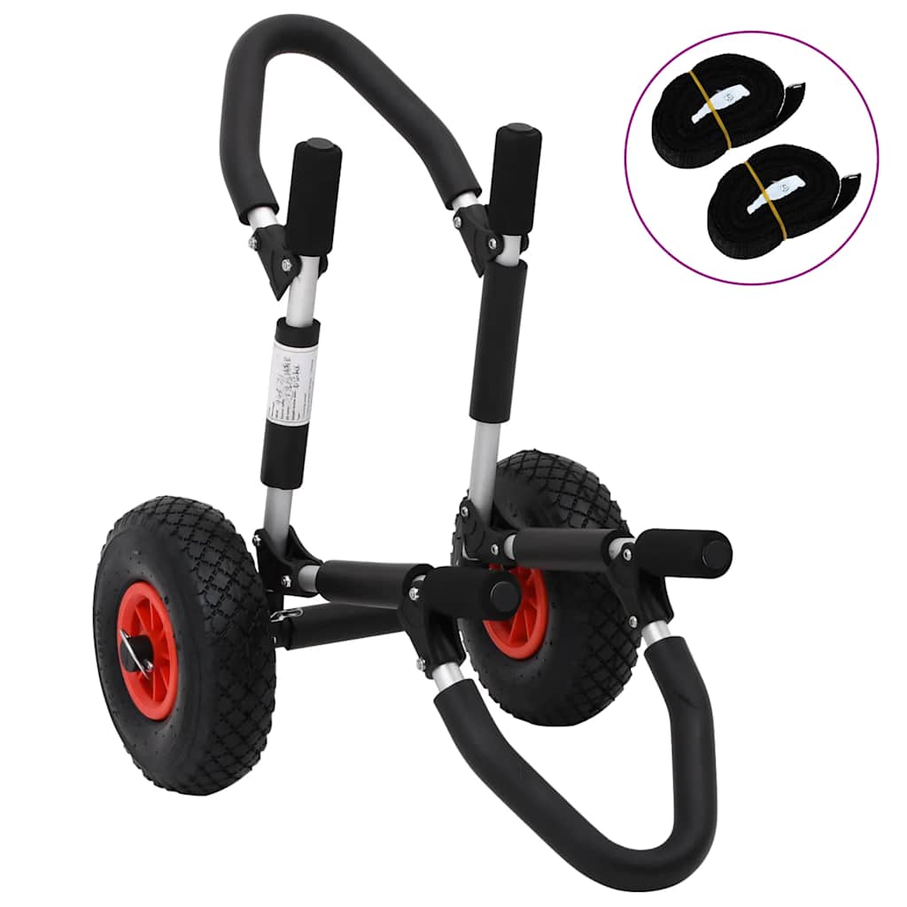 vidaXL Kayak Trolleys 2 pcs Aluminium