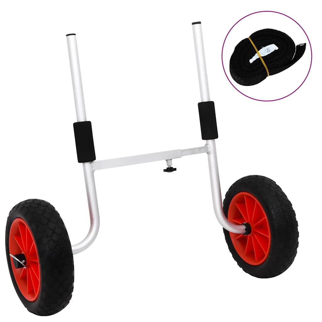 vidaXL Kayak Trolleys 2 pcs Aluminium