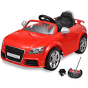 vidaXL Electric Ride-On Car for Kids with Remote Control Audi TT RS Red