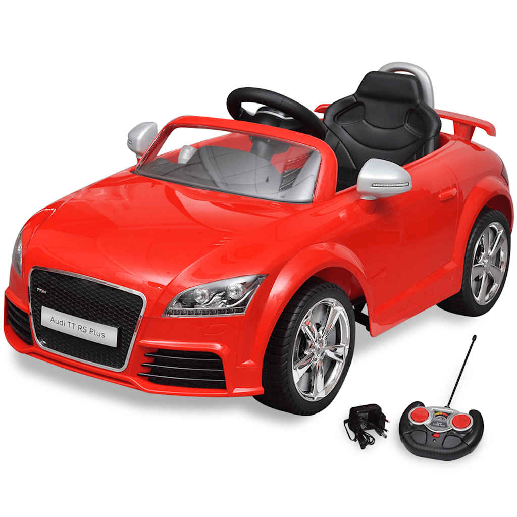 vidaXL Electric Ride-On Car for Kids with Remote Control Audi TT RS Red