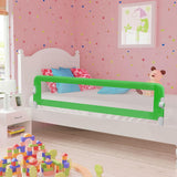 vidaXL Toddler Bed Rail 102x42 cm Polyester Taupe