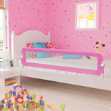 vidaXL Toddler Bed Rail 102x42 cm Polyester Taupe