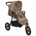 vidaXL Kinderwagen staal lichtgrijs