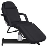 vidaXL Massagetafel 180x62x(87-112) cm zwart