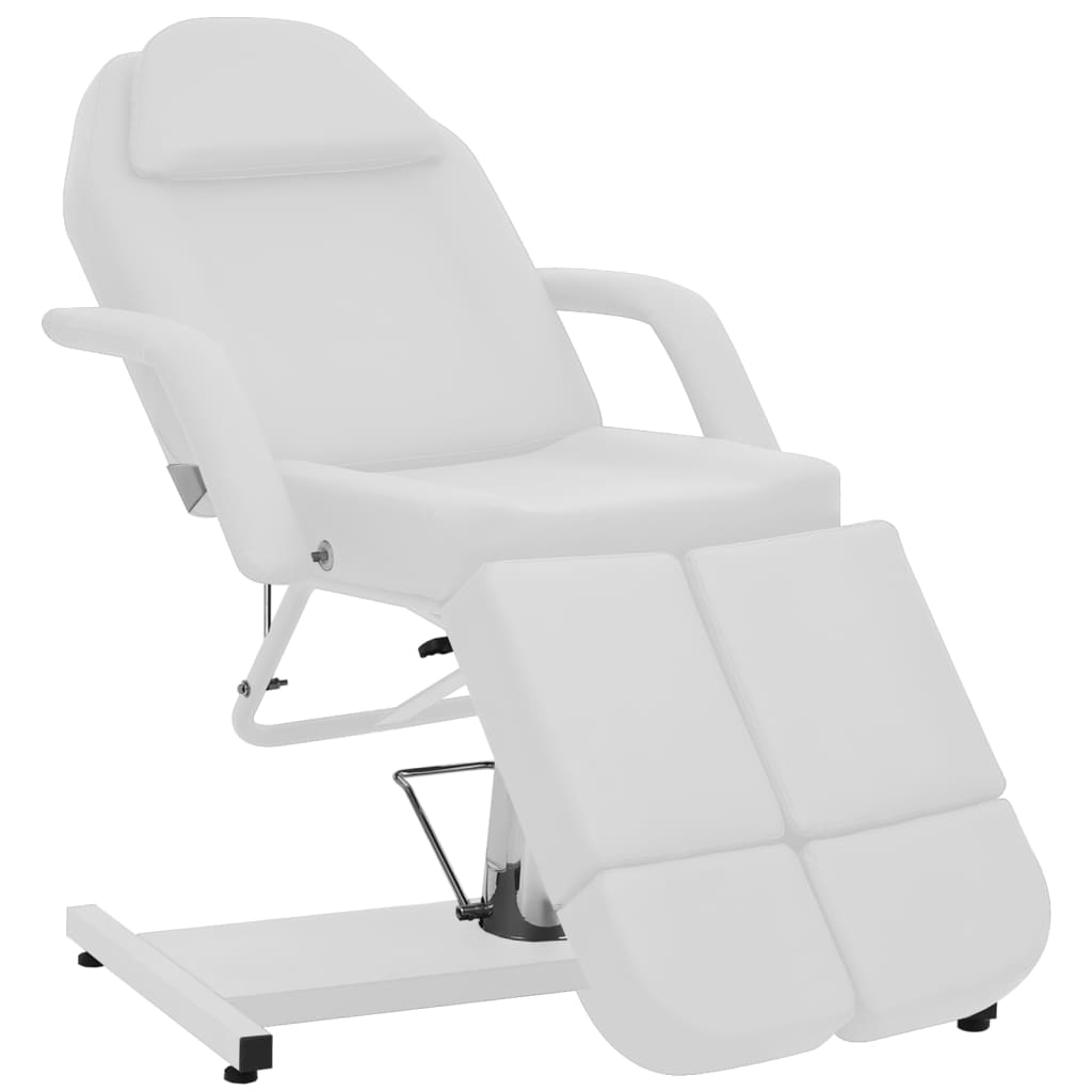 vidaXL Treatment Chair 180x62x78 cm Faux Leather White