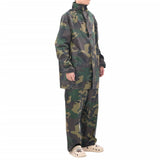 Rain suit 2-piece with hood (men / navy blue / size L)