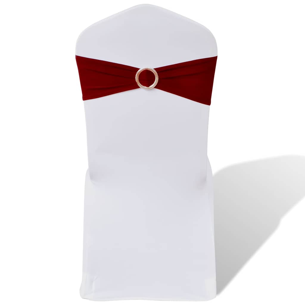 Decoratief stoellint met een diamant 25 stuks (creme)