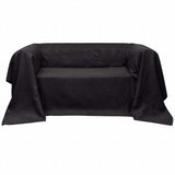 vidaXL Bankhoes 270x350 cm microsuède crème
