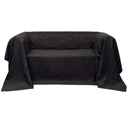 vidaXL Bankhoes 270x350 cm microsuède crème