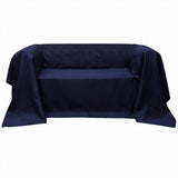 vidaXL Bankhoes 270x350 cm microsuède crème
