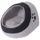 vidaXL Cat Basket M grey and black