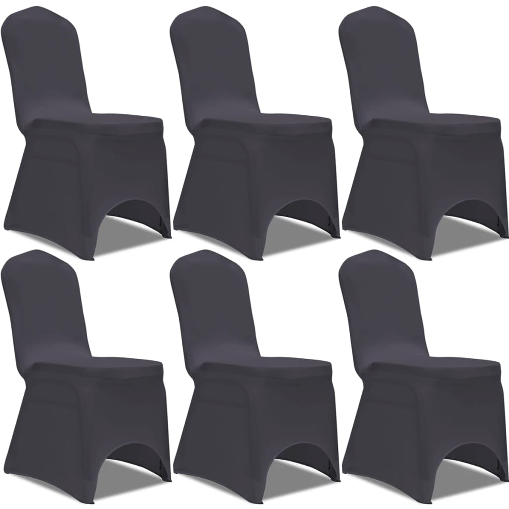 vidaXL Stretch Chair Covers 4 pcs white
