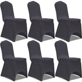 vidaXL Stretch Chair Covers 4 pcs white