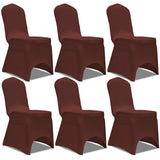 vidaXL Stretch Chair Covers 4 pcs white