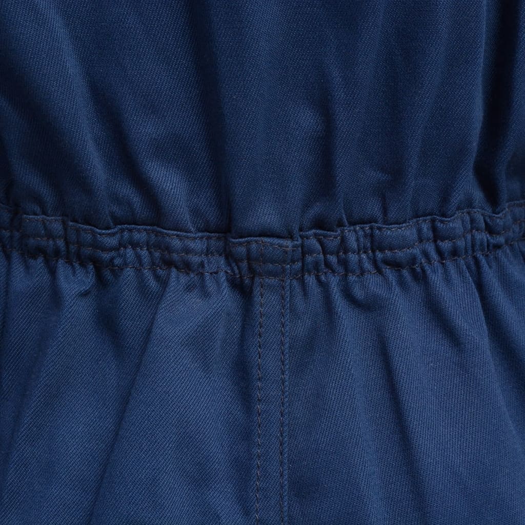 vidaXL Kinderoverall met mouwen maat 110/116 blauw
