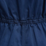 vidaXL Kinderoverall met mouwen maat 110/116 blauw