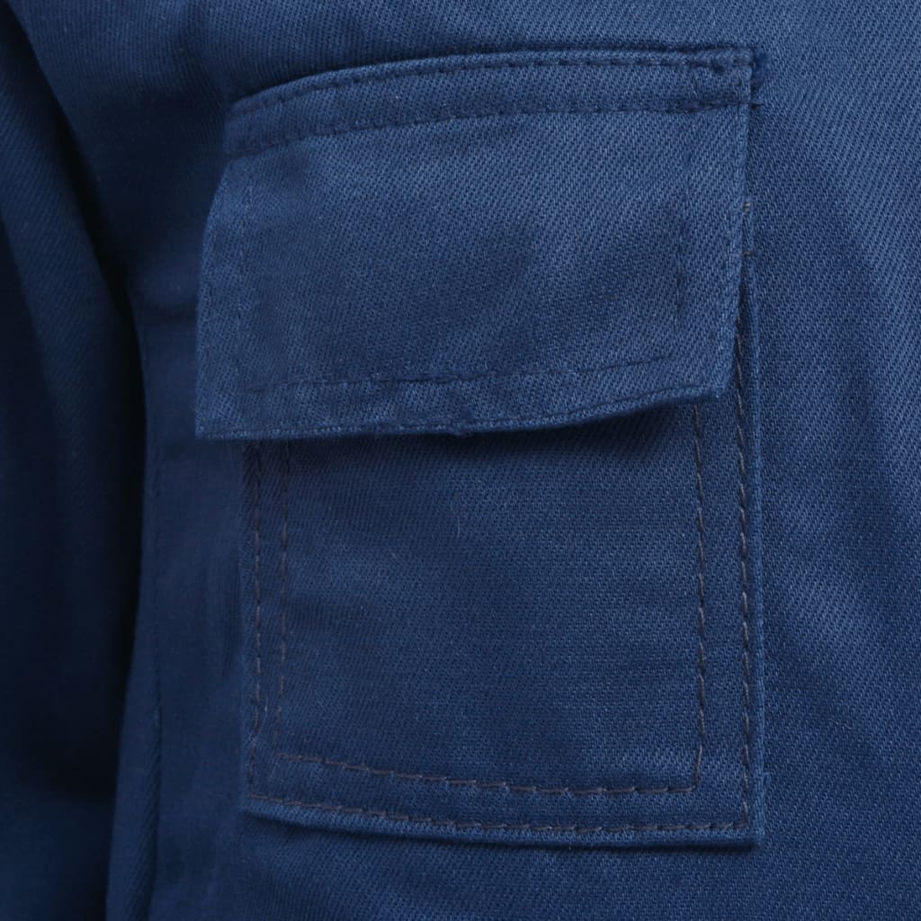 vidaXL Kinderoverall met mouwen maat 110/116 blauw