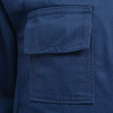 vidaXL Kinderoverall met mouwen maat 110/116 blauw