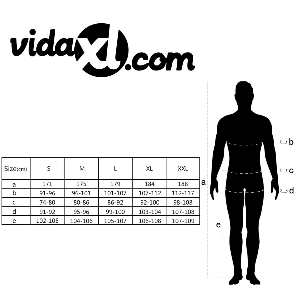 vidaXL Mannen overall maat XL grijs