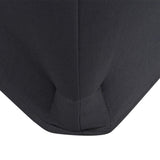 vidaXL Tafelhoes stretch zwart 183x76x74 cm 2 st