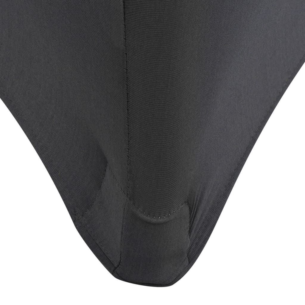 vidaXL Tafelhoes stretch zwart 183x76x74 cm 2 st