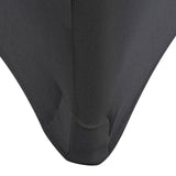 vidaXL Tafelhoes stretch zwart 183x76x74 cm 2 st