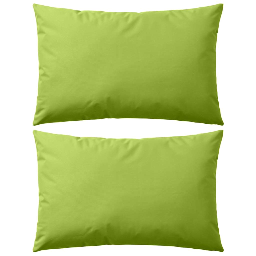 vidaXL Outdoor cushions 60x40 cm apple green 4 pcs