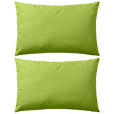 vidaXL Outdoor cushions 60x40 cm apple green 4 pcs