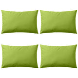 vidaXL Outdoor cushions 60x40 cm apple green 4 pcs