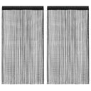 vidaXL Draadgordijnen 2 st 140x250 cm wit