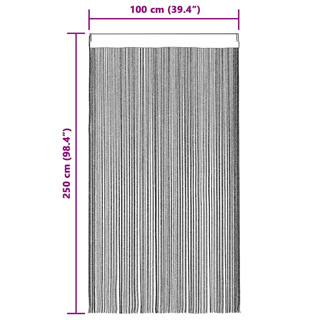 vidaXL Draadgordijnen 2 st 140x250 cm wit