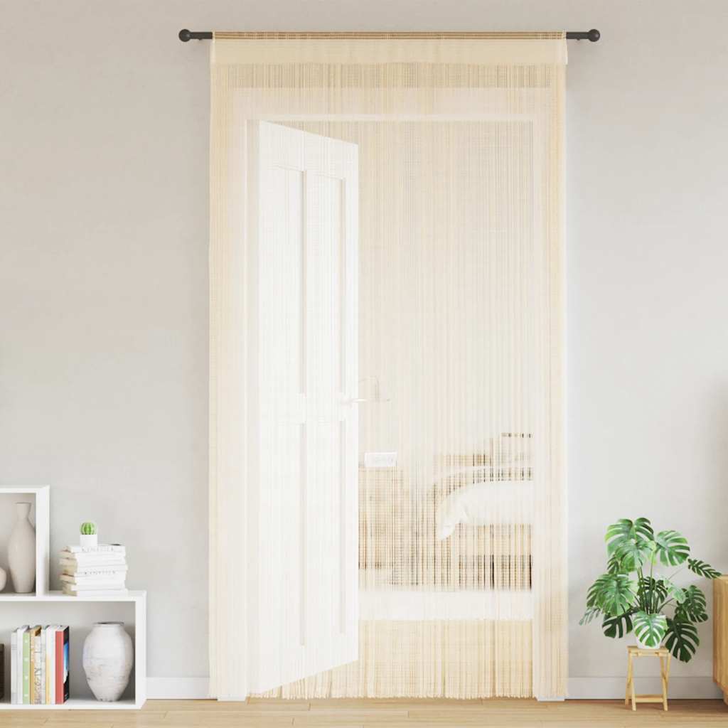 vidaXL Draadgordijnen 2 st 140x250 cm wit