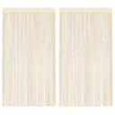 vidaXL Draadgordijnen 2 st 140x250 cm wit
