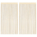 vidaXL Draadgordijnen 2 st 140x250 cm wit