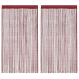 vidaXL Draadgordijnen 2 st 140x250 cm wit
