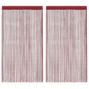 vidaXL Draadgordijnen 2 st 140x250 cm wit