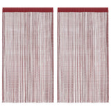 vidaXL Draadgordijnen 2 st 140x250 cm wit