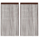 vidaXL Draadgordijnen 2 st 140x250 cm wit