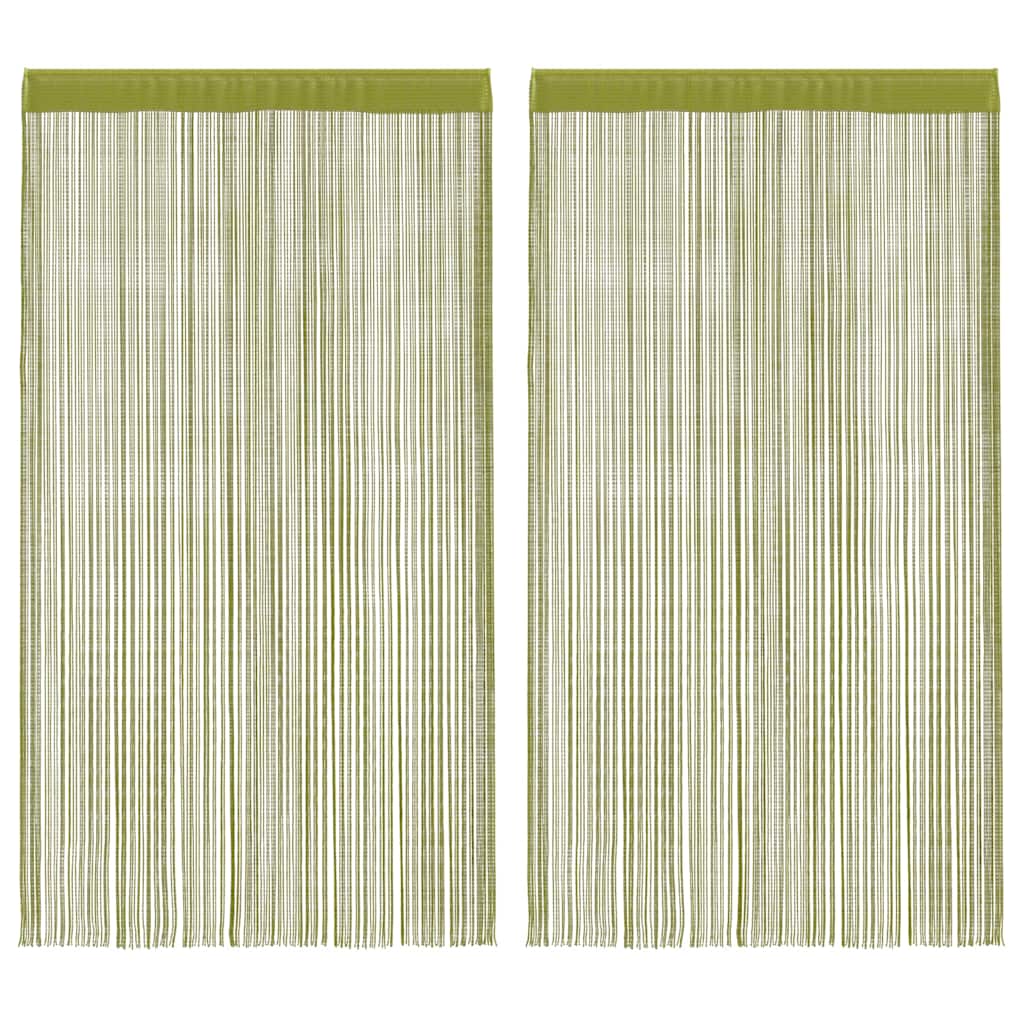 vidaXL Draadgordijnen 2 st 140x250 cm wit