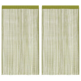 vidaXL Draadgordijnen 2 st 140x250 cm wit