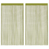 vidaXL Draadgordijnen 2 st 140x250 cm wit