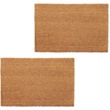 vidaXL Deurmatten 24 mm 40x60 cm kokosvezel natuurlijk 2 st