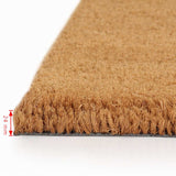 vidaXL Deurmatten 24 mm 40x60 cm kokosvezel natuurlijk 2 st