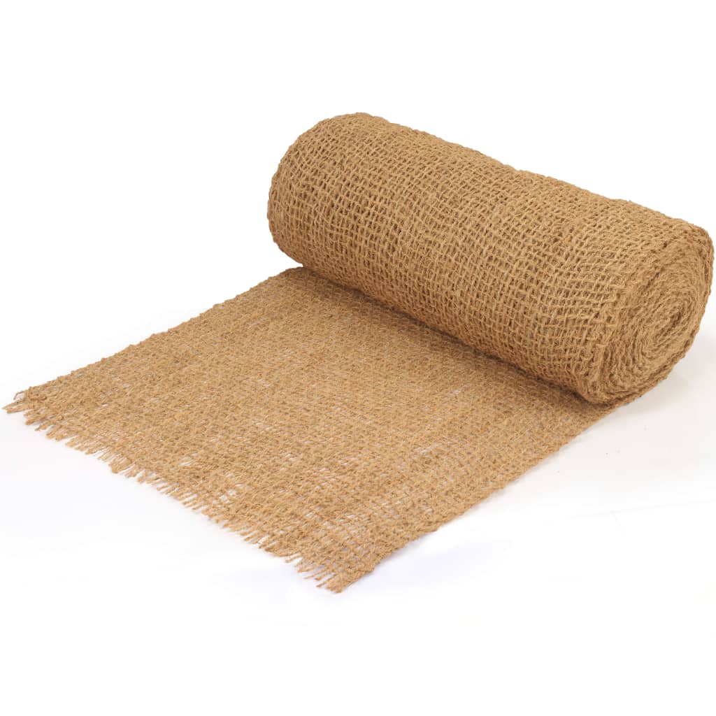 vidaXL Anti-erosion mat 1x20 m coconut fiber geotextile